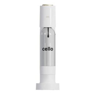 Cello Soda Maker with CO2 Gas Cannister White
