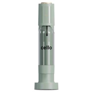 Cello Soda Maker with CO2 Gas Cannister Green