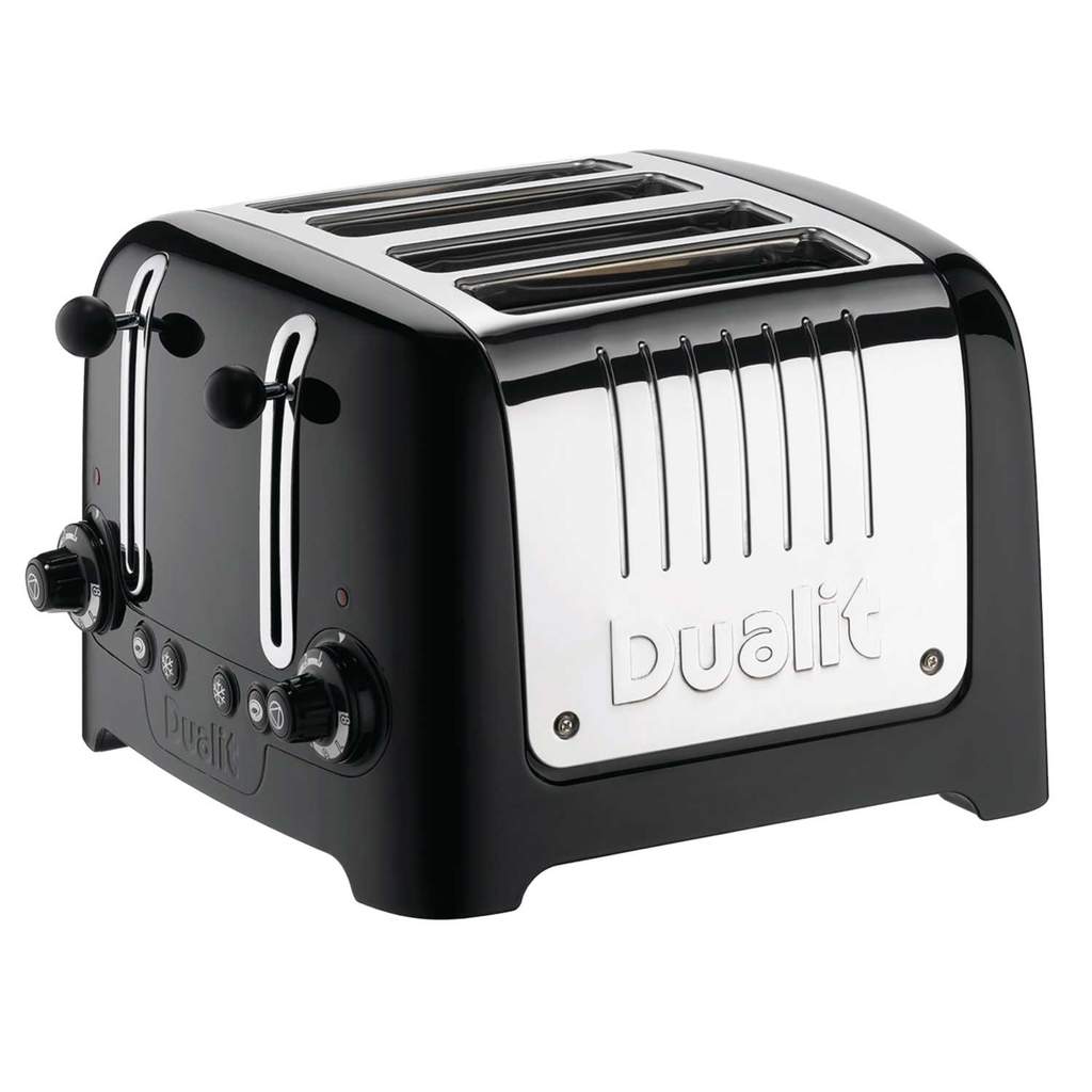 Dualit 4 Slice Lite Toaster High Gloss Black - Image 2