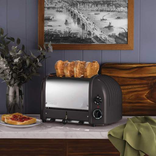 Dualit 4 Slice Classic Toaster Matt Black - Image 3