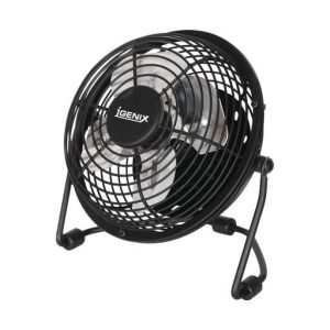 Igenix 4 Inch USB Desk Fan Black