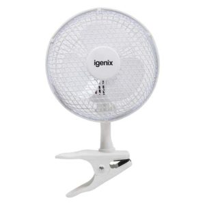 Igenix 6 Inch Clip Fan White
