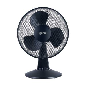 Igenix 12" Desk Fan Black