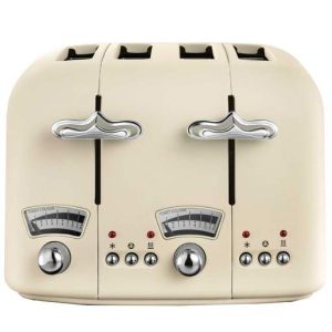 Delonghi 4 Slice Argento Toaster Beige