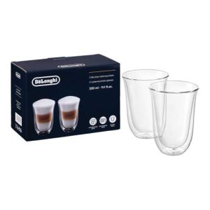 Delonghi 2 Double Walled Latte Glasses