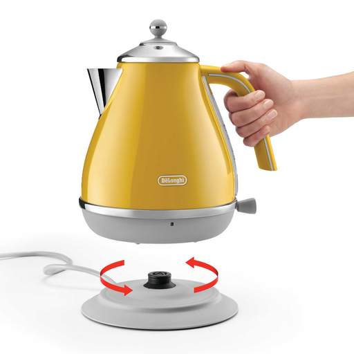 Delonghi 1.7L Icona Capitals Kettle New York Yellow - Image 2