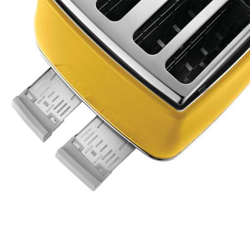 Delonghi 4 Slice Icona Capitals Toaster New York Yellow - Image 2