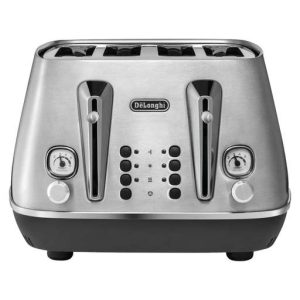 Delonghi 4 Slice Distinta X Stainless Steel Toaster