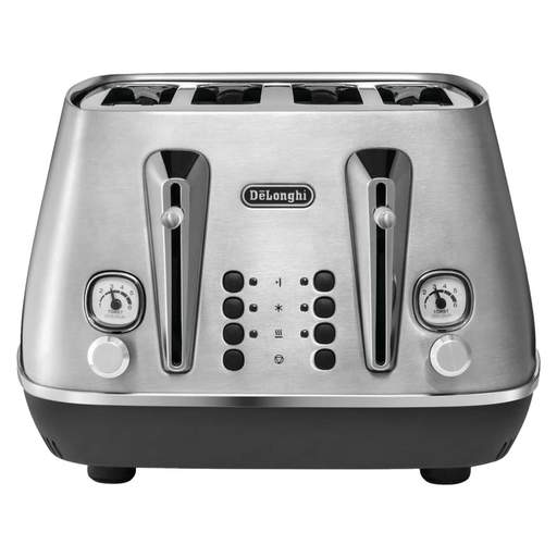 Delonghi 4 Slice Distinta X Stainless Steel Toaster