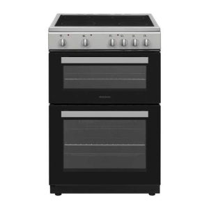 Statesman 60cm Double Oven Electric Ceramic Cooker Silver