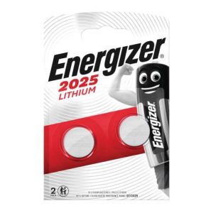 Energizer 3V CR2025 Lithium Batteries (Pack of 2)