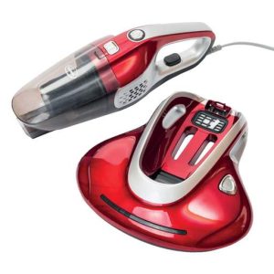 Ewbank UV-C 2-in-1 Stick Vacuum Cleaner & Bed/Fabric Sanitiser Red/Silver