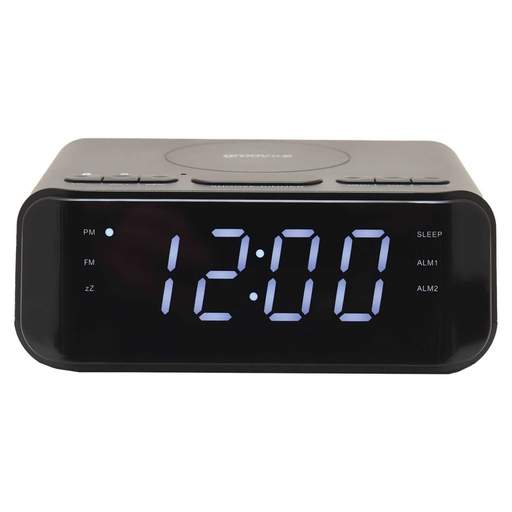 Groove Atlas Alarm Clock Radio with Wireless Charging Pad - Image 2