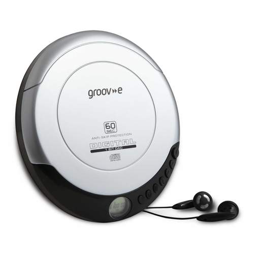Groove Personal CD Player Silver