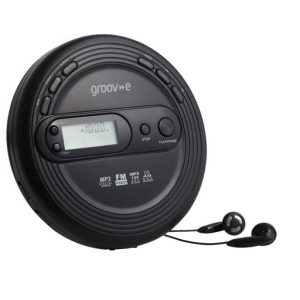 Groove Personal CD Player MP3 Playback & Radio Black