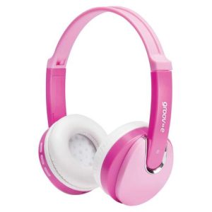 Groove Wireless Kids Headphones Pink