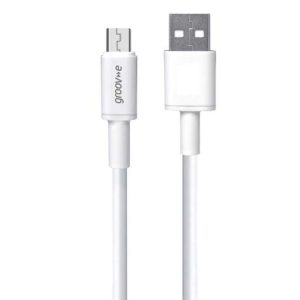Groove Micro-USB to USB-A Charging Cable 1M - White