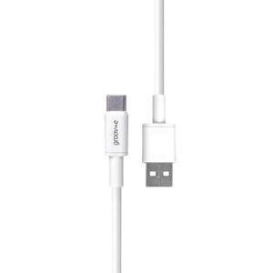 Groove USB-C to USB-A Charging Cable 1M - White