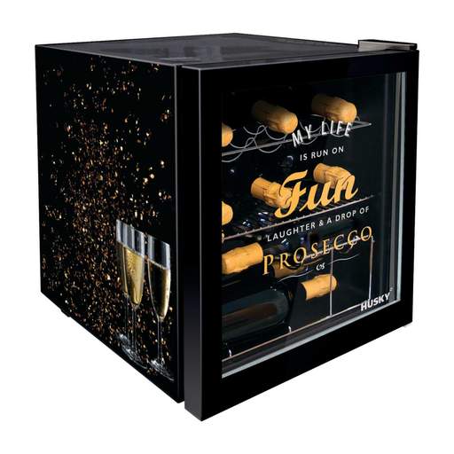 Husky 42.9L Prosecco Mini Fridge