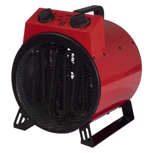 Igenix 3000W Industrial Fan Heater Red
