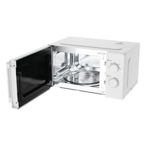 Igenix 20L 800W Manual Microwave White with Stainless Steel Cavity - Image 3
