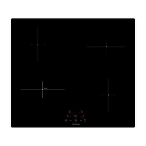 Statesman 60cm 4 Zone Induction Hob with Touch Control Black