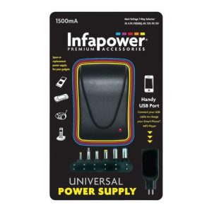 Infapower 7-Way Universal Power Supply AC/DC Adaptor