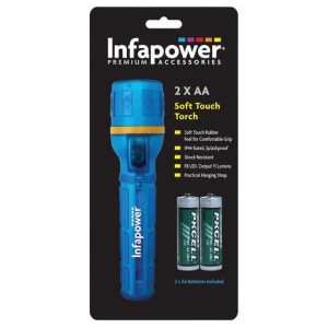 Infapower Infapower 2AA Soft Touch Rubber Torch