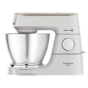 Kenwood 5L Titanium Chef Baker Stand Mixer White