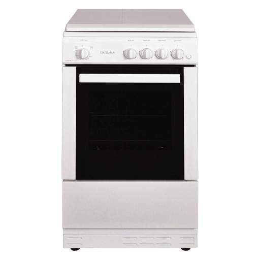 Statesman 50cm Gas Cooker with Lid White - Image 2