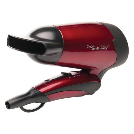 Paul Anthony Paul Anthony Hot Red 1200W Travel Hair Dry - Image 3