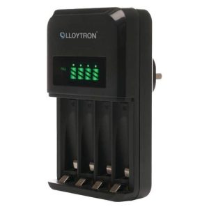 Lloytron Ultra Fast AA and AAA Intelligent LCD Battery Charger