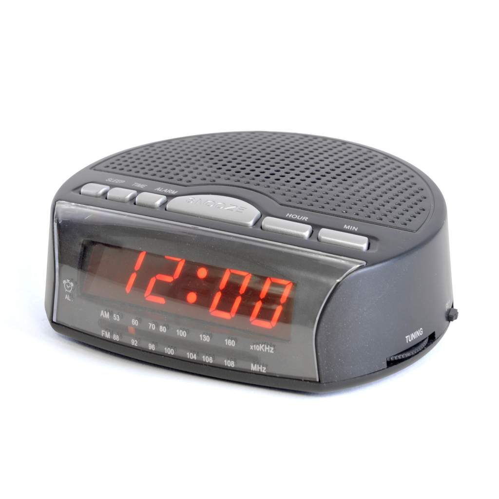 Lloytron Daybreak Alarm Clock Radio Black - Image 3