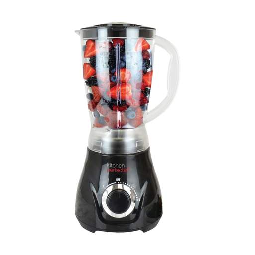 Kitchen Perfected 500W 1.5L Table Blender with Grinder Black
