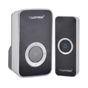Lloytron 32 Melody Plug In Door Chime Black