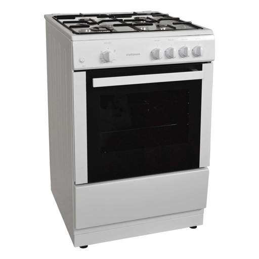 Statesman 60cm Single Cavity Gas Cooker White - Image 3