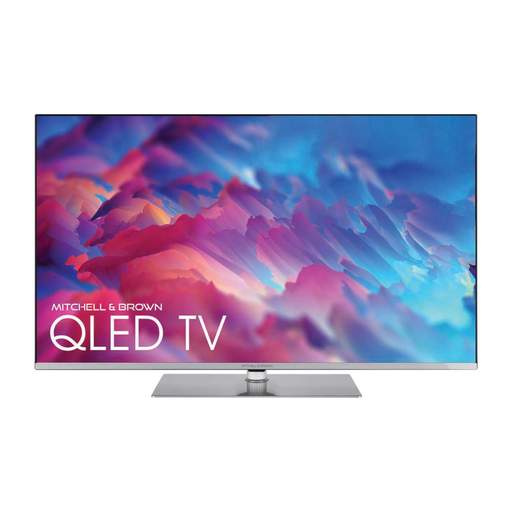Mitchell & Brown 55" QLED 4K UHD Borderless Smart TV with Swivel Base