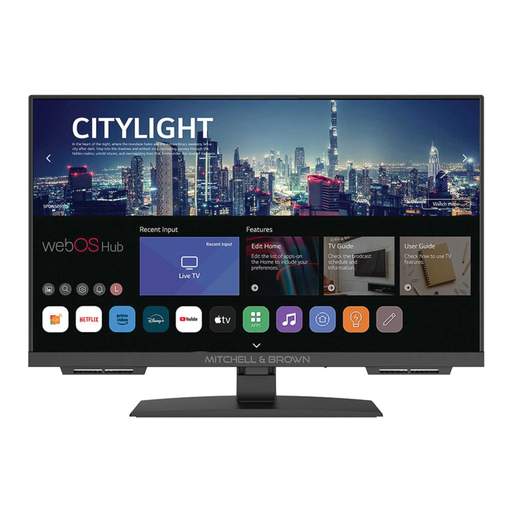 Mitchell & Brown 24" HD Ready Smart Linux OS TV with DVD