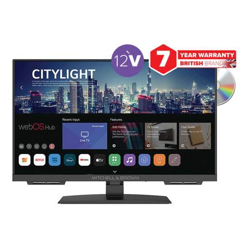 Mitchell & Brown 24" HD Ready Smart Linux OS TV with DVD - Image 2