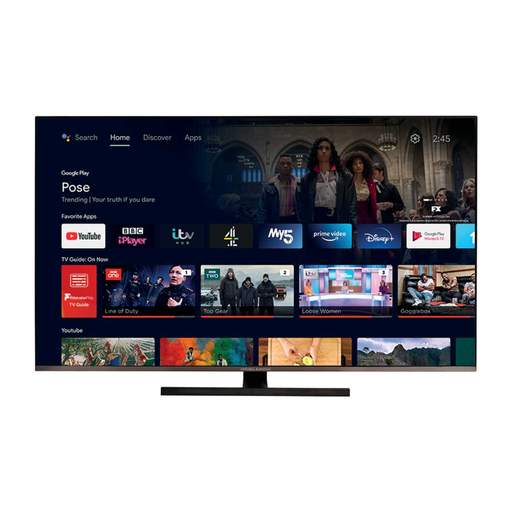 Mitchell & Brown 50" 4K UHD BORDERLESS SMART TV WITH FREEVIEW PLAY