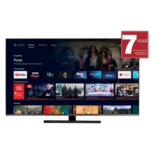 Mitchell & Brown 50" 4K UHD BORDERLESS SMART TV WITH FREEVIEW PLAY - Image 2