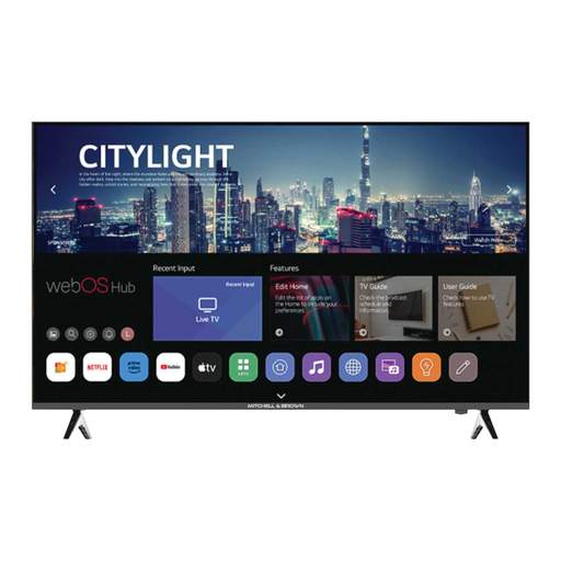Mitchell & Brown 43" 4K UHD Smart WebOS LED TV with Freeview - Image 3
