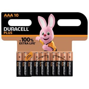 Duracell AAA Plus Power +100% Batteries 10Pk
