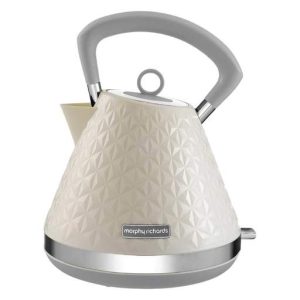 Morphy Richards 1.5L Vector Pyramid Kettle Cream