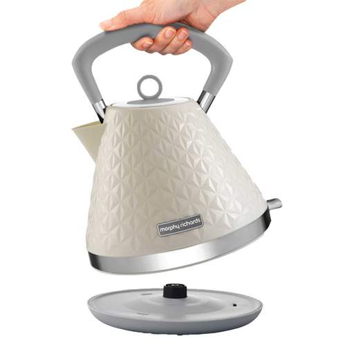 Morphy Richards 1.5L Vector Pyramid Kettle Cream - Image 3