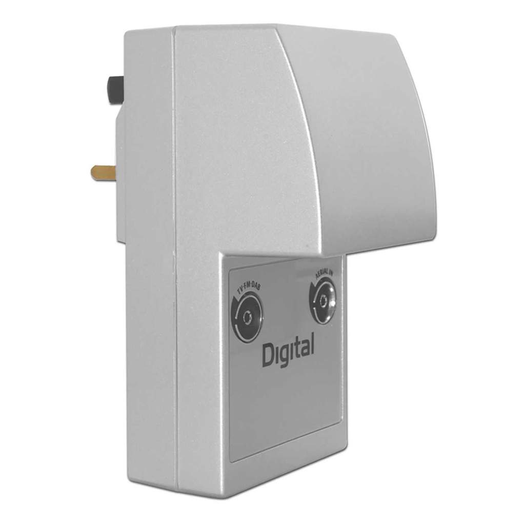 Maxview 1 Room Plug In Signal Booster Silver - Image 2