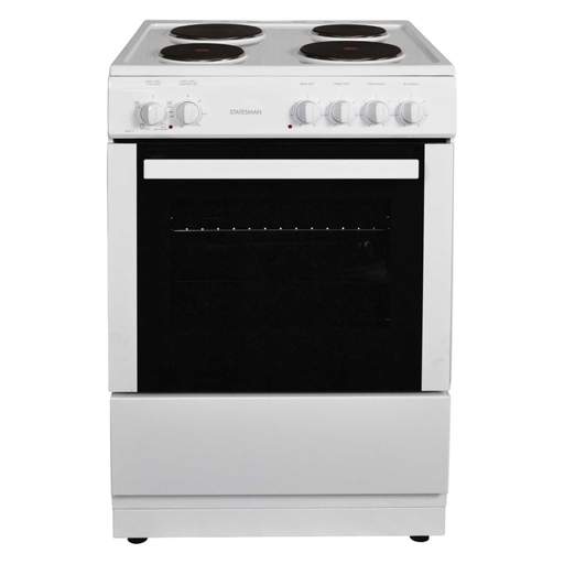 Statesman 60cm Single Cavity Electric Cooker White