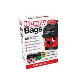 Numatic NVM-1CH Hepaflo Dustbag (Pack of 5)