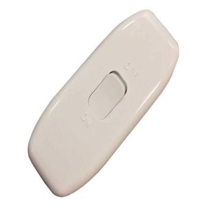 Pik-a-Pak 6A Double Pole In Line Switch White