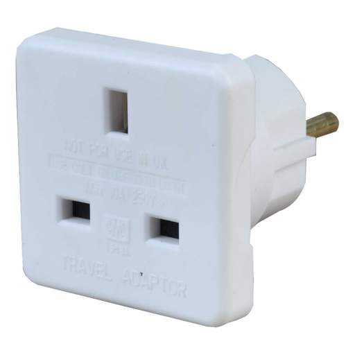Pro Elec Twin Pack UK to European Travel Adapter